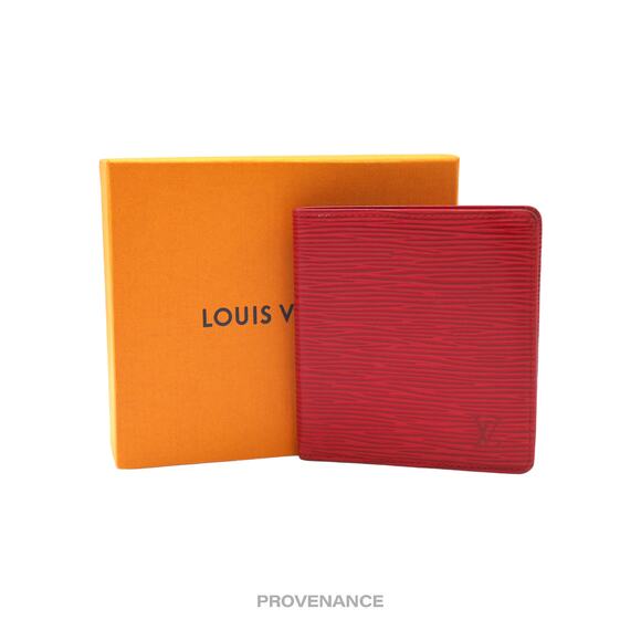 🔴 Louis Vuitton 6CC Bifold Wallet - Red Epi Leather - Picture 1 of 10